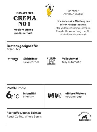 Кава в зернах Joerges Espresso Gorilla Crema No.1, темне обсмаження, 1 кг