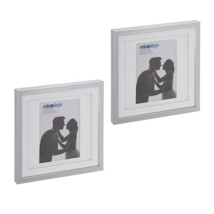 Relaxdays 25x25 cm Picture Frames, 2-Pack