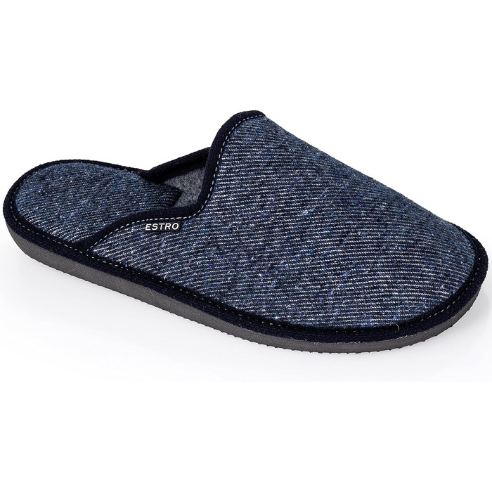 Чоловічі халати ESTRO F17 Jeans 43 EU з антиковзкою підошвою Memory Foam