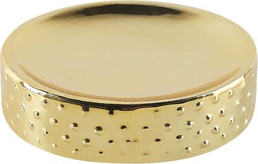 Елегасний аксесуар для ванної кімнати 4 шт. з натурального каменю Доломіт в золотому кольорі Cumana