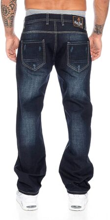 Чоловічі джинси Rock Creek Denim Blau Straight-Cut 36W/34L