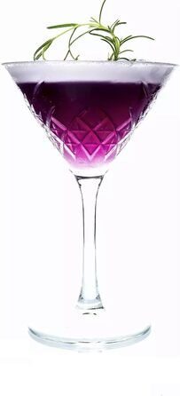 Набір келихів Мартіні 6 шт. 175 мл, келихи Cosmopolitan, келихи для коктейлів, келихи для вечірок (без свинцю, придатні для миття в посудомийній машині)