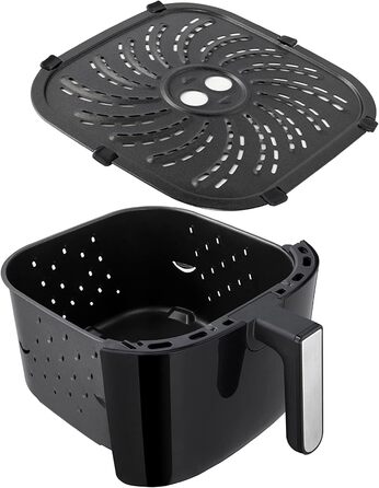 Russell Hobbs Rubber Feet for Grill Plate [6 Pack] compatible with SatisFry Hot Air Fryer 8l 27170-56 and 4l 27160-56 (Spare Part, Accessory) Airfryer N700685, Black Replacement Part: Rubber feet for grill plate