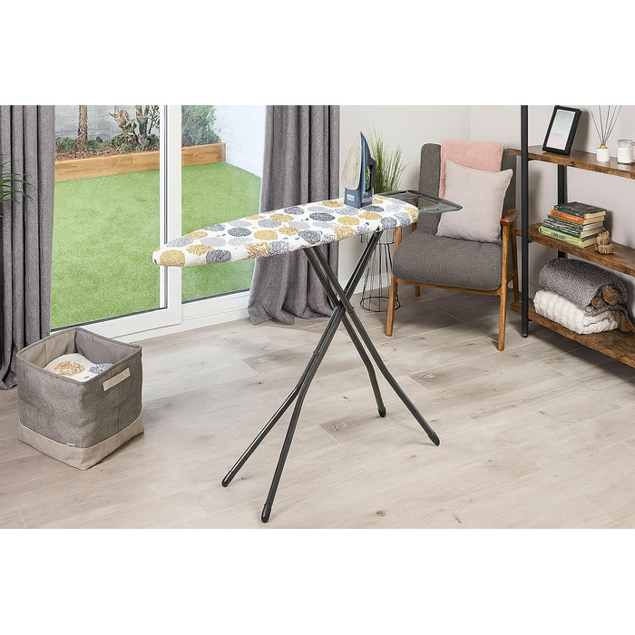 Чохол для прасувальної дошки Smart Fit XL – для великих прасувальних дошок 145 x 54 см | Товста фетрова підкладка | Міцний еластичний кріплення | Практичний та зручний | Машинне прання | Виготовлено в...