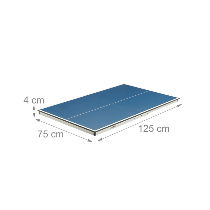 Relaxdays Indoor Table Tennis Table in Blue
