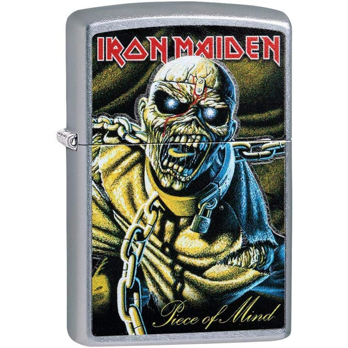 Запальничка Zippo Iron Maiden унісекс, хромована, штормова