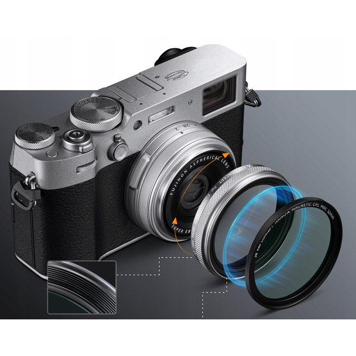 УФ-фільтр Nano-X MRC K&F CONCEPT для FujiFilm X100, X100S, X100V, X100F, X100VI