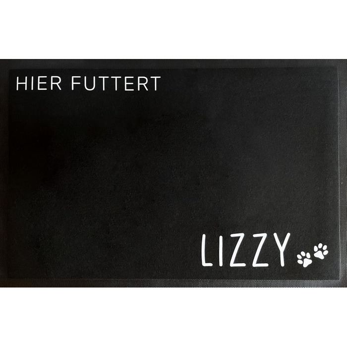 Підставка під миску для тварин з іменем | Килимки для собак та домашніх тварин | Різні розміри | Нековзні | Фетрова поверхня | Годівниця (35x50 см)
