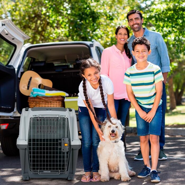 Транспортний бокс Nobby Skudo 5 IATA, сірий, 79 x 58,5 x 65 см