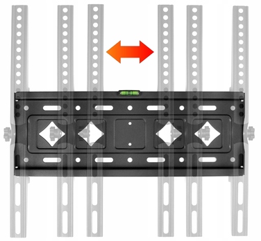 Кронштейн для телевізора 25-80 дюймів, до 80 кг, регульований навіс для ТВ