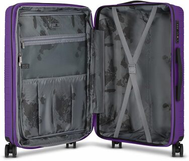 Набір валіз Franky Dallas 3.0 (3 шт.) | Тріумф, TSA-замок, 4 колеса, об'єм 36/60/92 л, фіолетовий