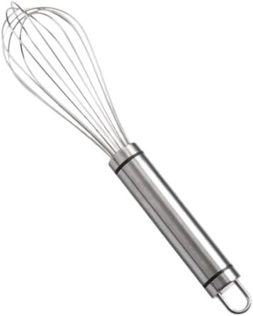 GOOPEEG Egg Beater, Multi-functional Manual Egg Mixer, Stainless Steel Egg Whisk, Kitchen Baking Tools, Suitable for Stirring and Seasoning Flour-Eggs, Kitchen Whisk (8 inch)