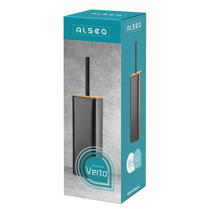 Підлоговий йоржик для унітаза Galicja, білий, матовий пластик