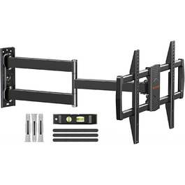 Настінне кріплення для телевізора ELIVED поворотне, нахильне 26-60 дюймів, до 35 кг, VESA 400x400 мм, винос 813 мм