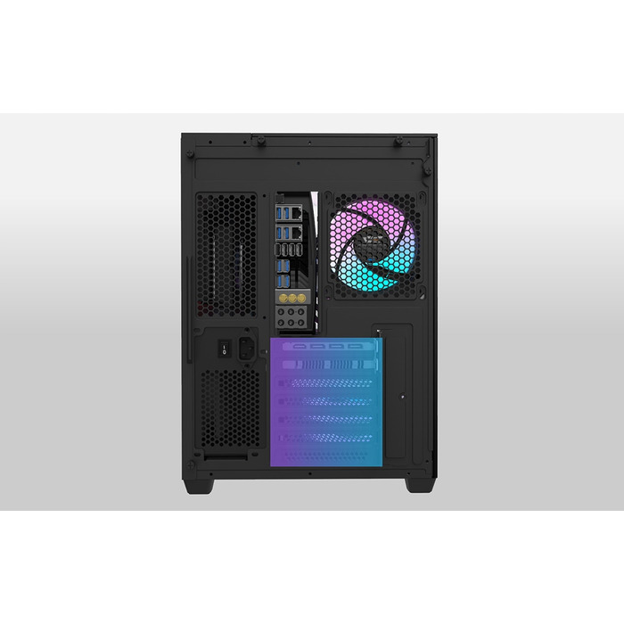 Корпус для комп'ютера darkFlash TH285 Cube Case ATX aRGB, 4 вентилятори, загартоване скло