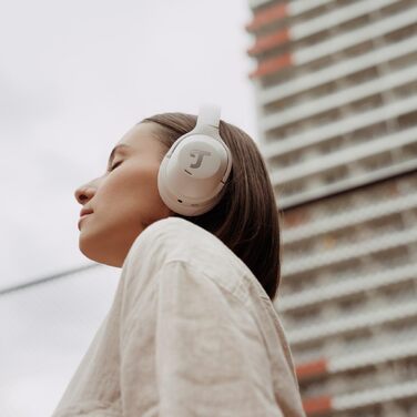Бездротові Bluetooth-навушники Teufel REAL Blue NC 3 Over-Ear з активним шумозаглушенням ANC, Pearl White