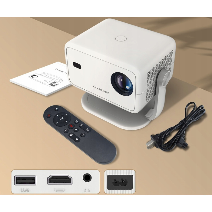 Smart-проектор Magcubic L018 LED 4K/1080p з Android TV, WiFi та Bluetooth-динаміком