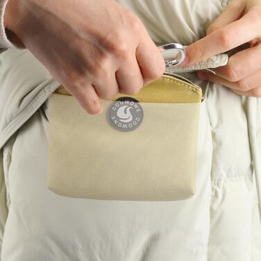 Сумка для ласощів для собак COOWONE, з магнітною застібкою, 900D Oxford, для тренувань та прогулянок (хакі)