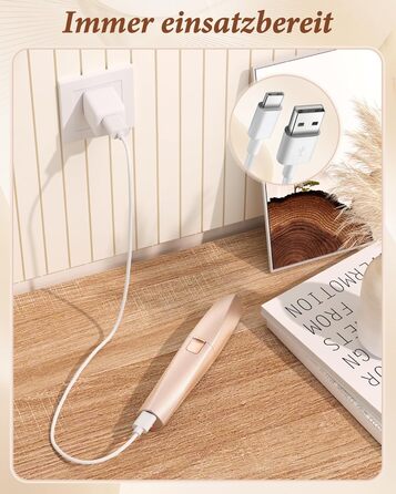 Електричний триммер для брів та обличчя для жінок 2-в-1: триммер для брів та обличчя, для видалення пушку на губах та обличчі