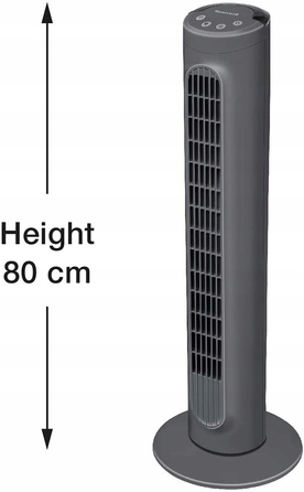 Колонний вентилятор Honeywell HYF1101E4, сріблястий/сірий