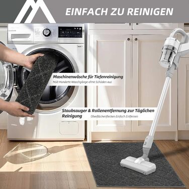 Ковзаючі сходи COSY HOMEER, 15 шт., 70 x 22 см, антиковзаючі, самоклеючі, машинне прання, 100% поліестер, TPE-підкладка, для дітей, літніх людей та домашніх тварин, сірий та білий