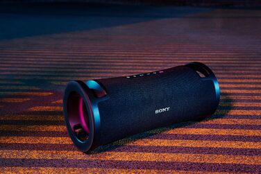 Sony ULT Field 7: Портативна Bluetooth колонка з ULT Bass Boost, 30 год автономії, Powerbank, захист від води/пилу, LED, мікрофон/гітара - Чорний