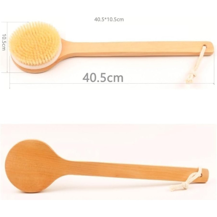 Bath brushes for women and men, back brush, bath brushes for the shower, long handle, nylon bath brushes