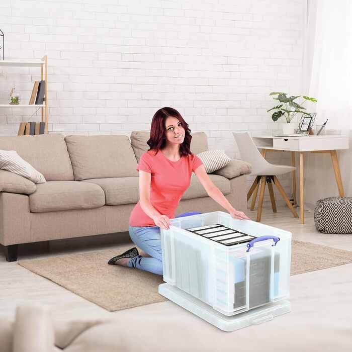 Really Useful Box 84C 84 Liter Box Transparent 710x440x380 mm PP