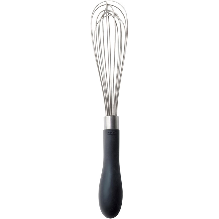 OXO Good Grips Віночок з нержавіючої сталі, 23 см, чорний – інноваційна м'яка ручка