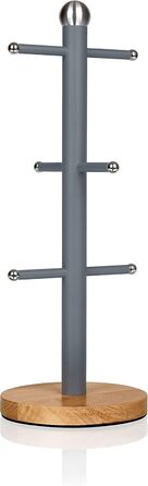 Swan Nordic Cup Holder, Carbon Steel, White, (H38 x W15 x D15cm, Grey)