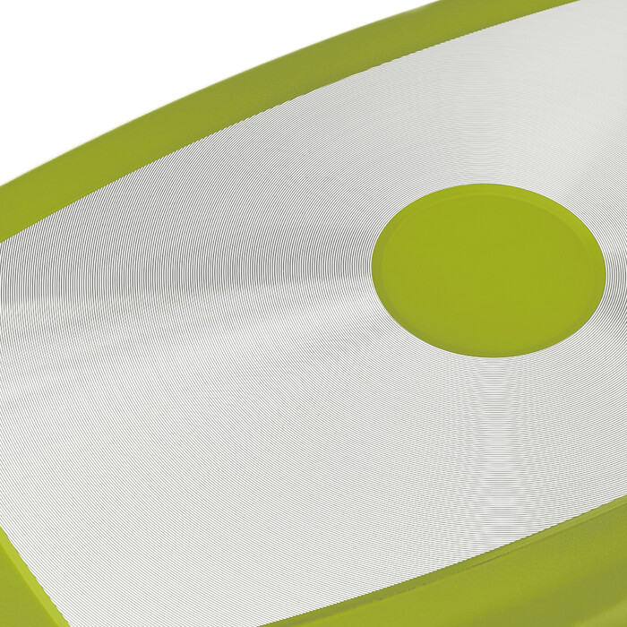 Relaxdays Green Roasting Pan with Glass Lid