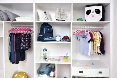 Набір вішалок для одягу Rose 10 (рожевий, 10 шт.) - спідниці, штани, блузи, сорочки, жакети