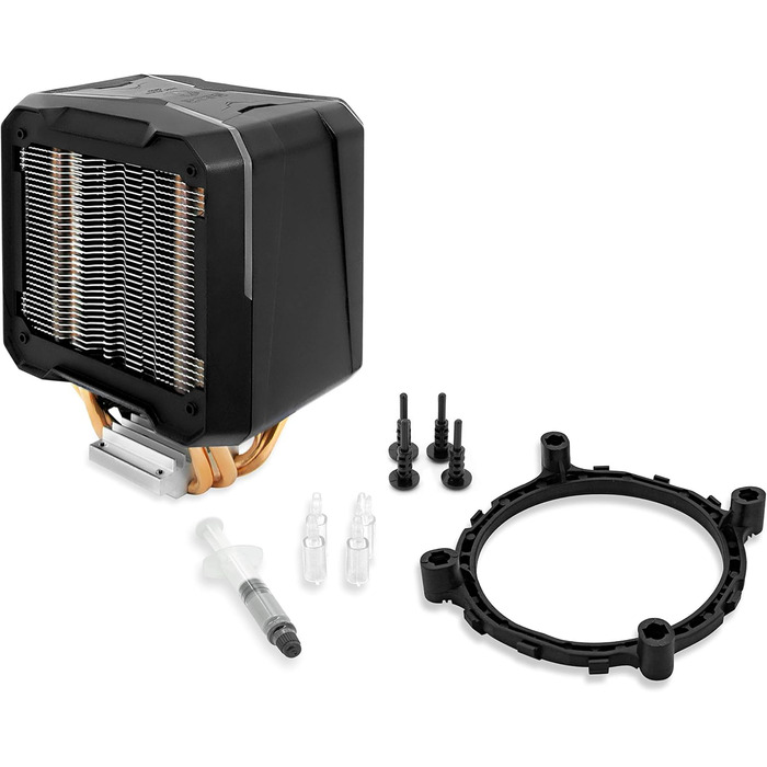 Кулер для ПК Empire Gaming Guardian V201 - RGB, 4 теплові трубки, для Intel та AMD