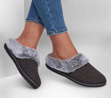 Жіночі домашні капці Skechers Cozy Campfire-Home Essential, чорні, розмір 35 EU