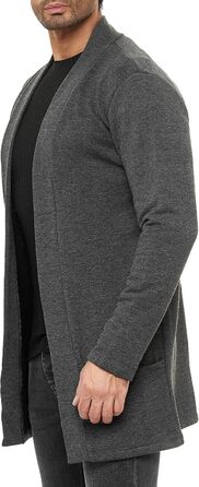 Кардиган чоловічий Redbridge, жакет, світшот, сако, довгий крій, XL, сірий