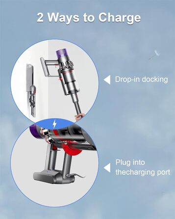 Акумулятор Waitley V7 6000mAh для пилососів Dyson V7 (SV11, Absolute, Animal, Motorhead, Trigger, Car+Boat, Fluffy, HEPA, Mattress) з 2 фільтрами