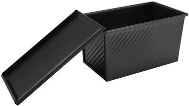 Laib Pfanne, Samfox Non-Stick Loaf Pan Toast Mold with Lid for Cake and Toast Making