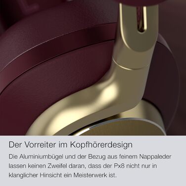 Навушники Bowers & Wilkins Px8: бездротові, з активним шумопоглинанням, Bluetooth 5.0, чорні