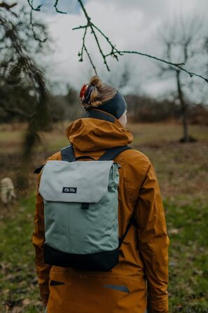 Жіночий рюкзак Ela Mo Mintgrey — стильний міський рюкзак для ноутбука, антивандальний, для школи, університету та бізнесу