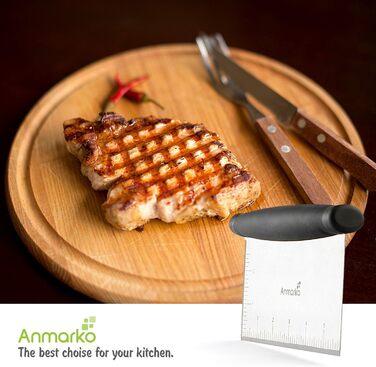 Ексклюзивний набір лопаток для гриля з нержавіючої сталі — преміум BBQ набір для бургерів і м'яса, лопатка та шпатель для смаження в приміщенні й на вулиці