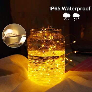 Льо́дко́ва гірля́нда LED 220, 25 метрів, 8 режимів, вологостійка, мідний дріт, з пультом, для дому та саду