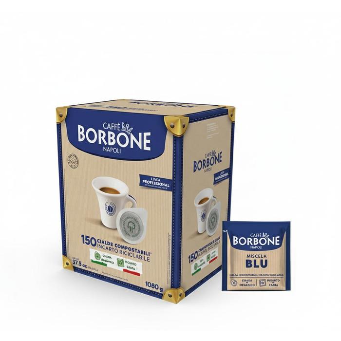 Кава в п𝑜дах Caffe Borbone Miscela Blu (Синя суміш) ESE 44мм, 300 шт
