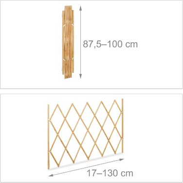 Захисне ґратка для собак Reaxdays: перегородка для дверей та сходів, розсувна, до 116,5 см, 82,5 см висота, натуральне дерево (XL)