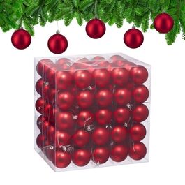 Relaxdays Set of 100 Christmas Baubles