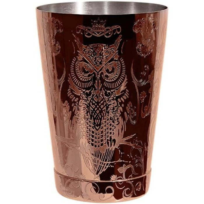 Набір бармена SKY FISH Barkeeper-Set: 6 предметів з нержавіючої сталі, з покриттям, включає шейкер, ложку, мадлер, мірний стакан, сито та льодогенератор