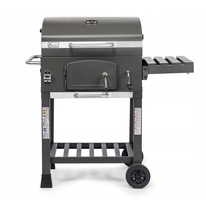 Вугільний гриль Activa Mastercook Angular, чавунна решітка 57,5 x 42,0 см