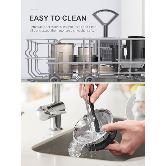 Електричний соковитискач Sliver 500W з нержавіючої сталі, BPA-free, для фруктів та овочів