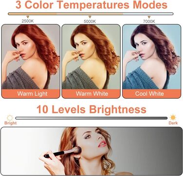 Ring Light UBeesize 30 см з штативом, 12 дюймів для фото та відео, Live Stream, YouTube, макіяж