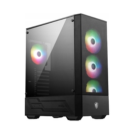 Корпус для комп'ютера MSI MAG Forge 112R Midi Tower ATX, чорний, з вікном