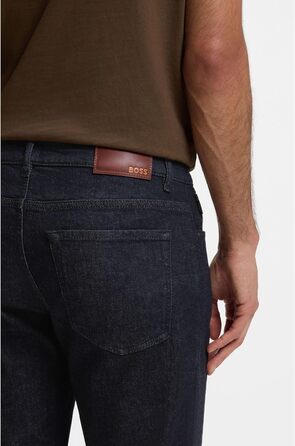 Чоловічі джинси BOSS Maine Regular-Fit сині з еластичного деніму 34W/32L Dark Blue 403